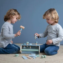 Houten Gereedschapskist 20-delig - Little Dutch +3 Jr