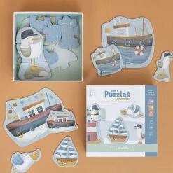 Little Dutch 6 In 1 Vormen Puzzels Sailors Bay