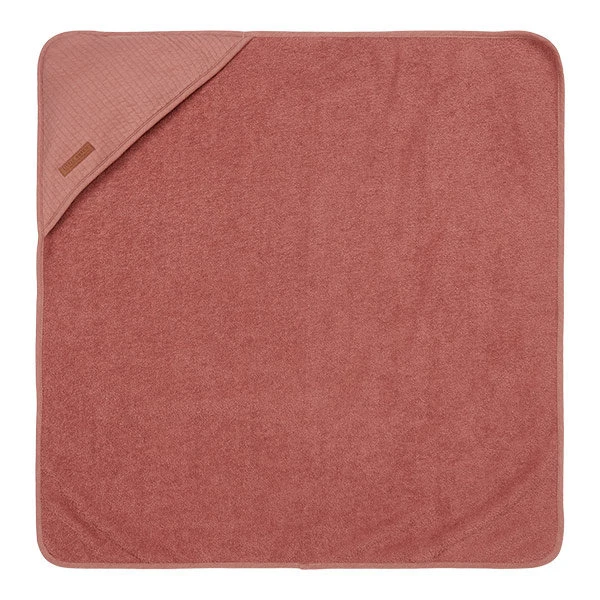 Little Dutch Badcape Pure Pink Blush - 75x75 Cm 2 Little Dutch Badcape Pure Pink Blush - 75x75 Cm - Afbeelding 2