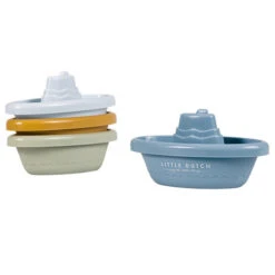 Little Dutch Badspeelgoed Stapelbare Badbootjes Blue