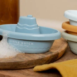 Little Dutch Badspeelgoed Stapelbare Badbootjes Blue -Little Thingz little dutch little dutch badspeelgoed stapelbare 3