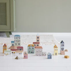 Little Dutch Houten Blokken Stad