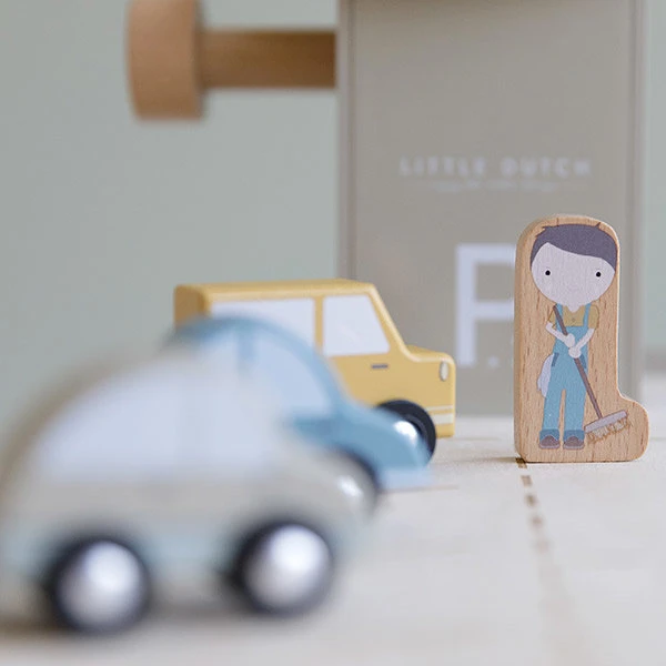 Little Dutch Houten Speelset - Garage 6 Little Dutch Houten Speelset - Garage - Afbeelding 6