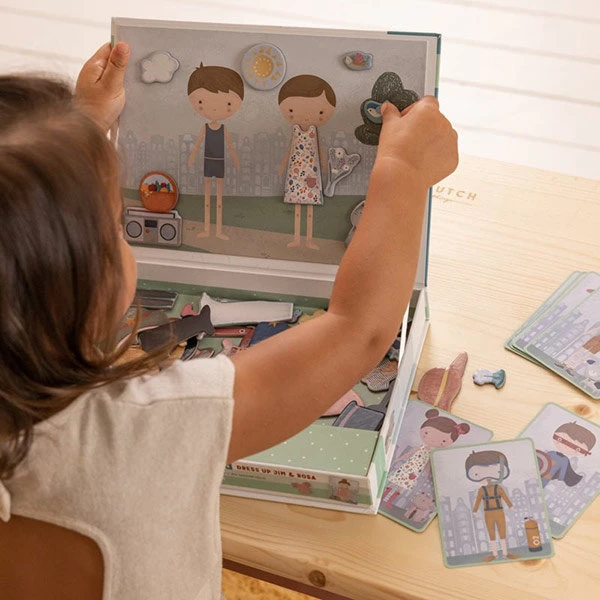 Little Dutch Magnetisch Speelbord Jim & Rosa 4 Little Dutch Magnetisch Speelbord Jim & Rosa - Afbeelding 4