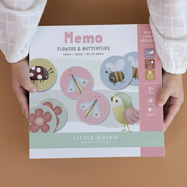Little Dutch Memo Spel Flowers & Butterflies 4 Little Dutch Memo Spel Flowers & Butterflies - Afbeelding 4