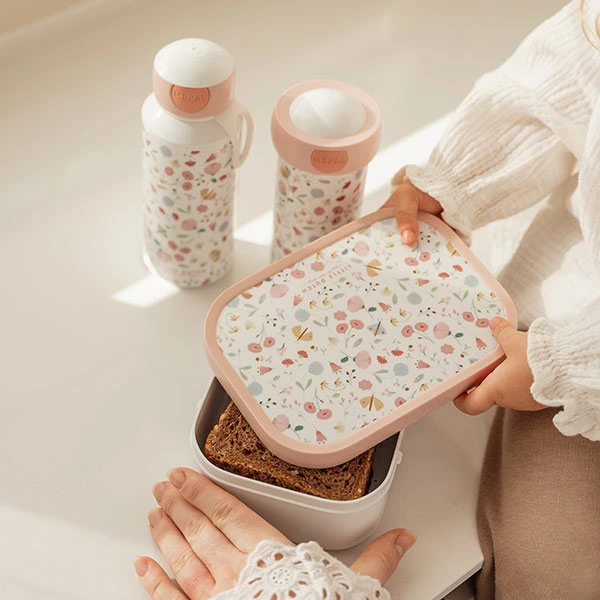 Little Dutch Mepal Brooddoos Flowers & Butterflies 7 Little Dutch Mepal Brooddoos Flowers & Butterflies - Afbeelding 7