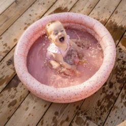 Little Dutch Opblaasbaar Zwembad Little Pink Flowers 80 Cm -Little Thingz little dutch little dutch opblaasbaar zwembad litt 2