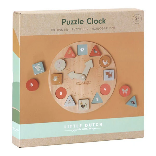 Little Dutch Puzzel Klok 4 Little Dutch Puzzel Klok - Afbeelding 4