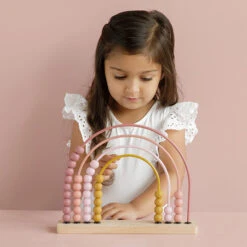 Little Dutch Regenboog Telraam Pink +12M 12 Little Dutch Regenboog Telraam Pink +12M -Little Thingz little dutch little dutch regenboog telraam pink 1 3