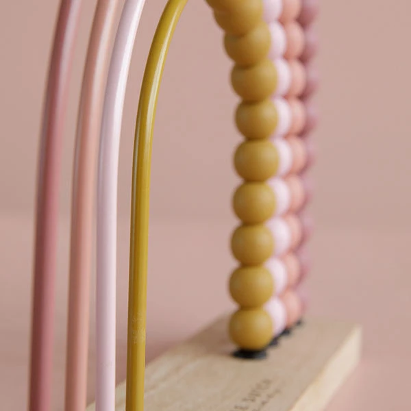 Little Dutch Regenboog Telraam Pink +12M 8 Little Dutch Regenboog Telraam Pink +12M - Afbeelding 8