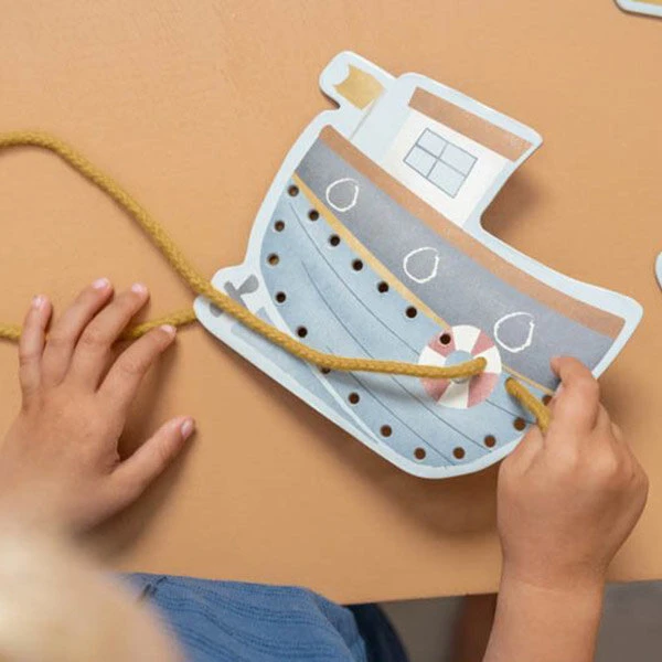 Little Dutch Rijgkaarten Sailors Bay 4 Little Dutch Rijgkaarten Sailors Bay - Afbeelding 4