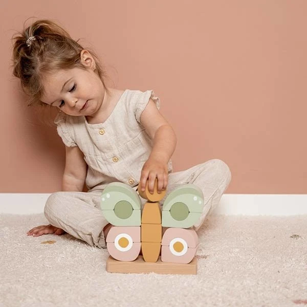 Little Dutch Stapelaar Vlinder 4 Little Dutch Stapelaar Vlinder - Afbeelding 4