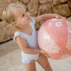 Little Dutch Strandbal Little Pink Flowers 35 Cm -Little Thingz little dutch little dutch strandbal little pink fl 5