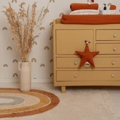 Little Dutch Vloerkleed Rainbow Vintage - 90 X 130 Cm -Little Thingz little dutch little dutch vloerkleed rainbow vinta 3