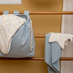 Little Dutch Washandjes Set Vintage Sunny Stripes/Pure Soft Blue -Little Thingz little dutch little dutch washandjes set vintage s 2