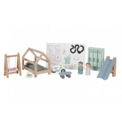 Poppenhuis Speelset Kinderkamer - Little Dutch